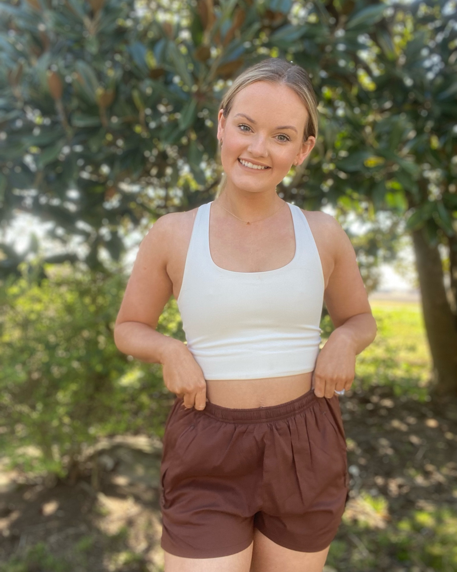 Cute athletic set, athletic shorts, athletic top, sustainable, sustainable fashion, sustainable clothes, workout, athletic, shorts, racer back tank 

#LTKfit #LTKunder100