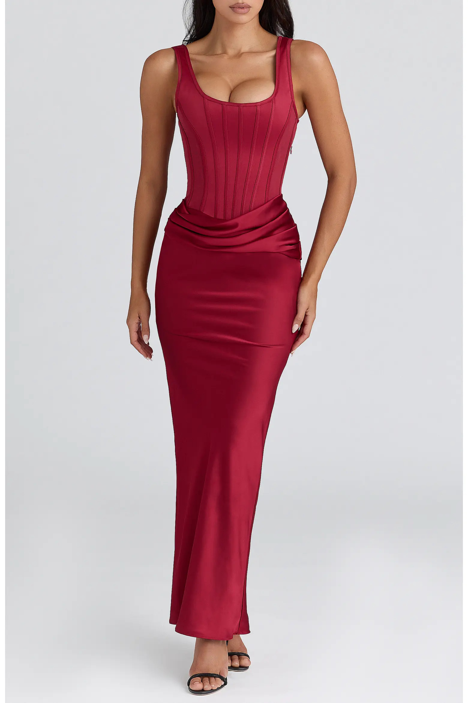 Kira Corset Bodice Satin Gown (Women) | Nordstrom | Nordstrom