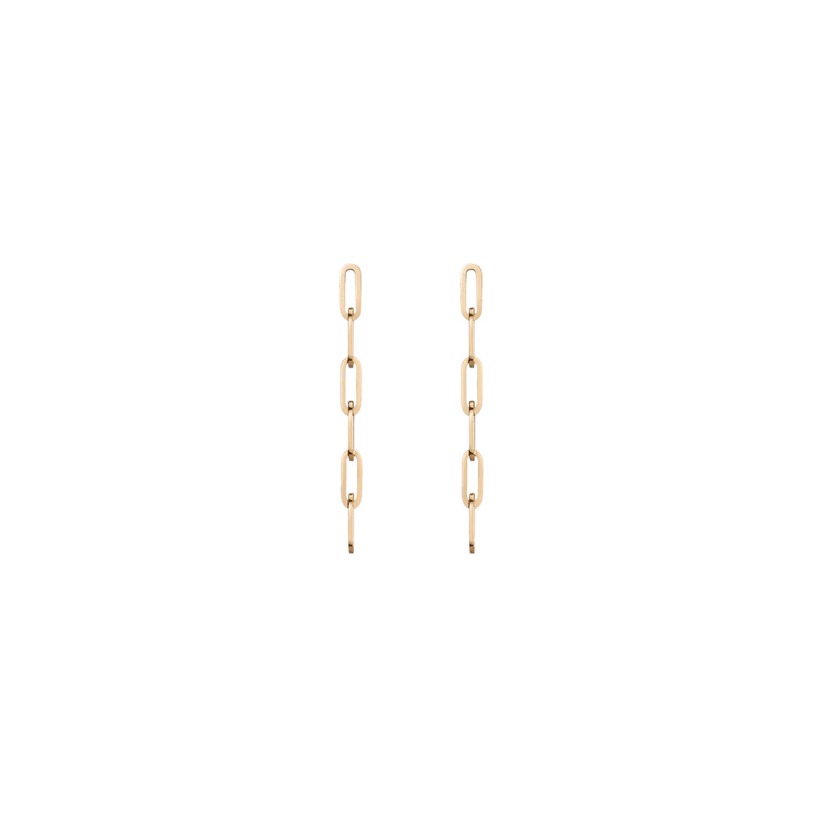 Sway Medium Chain Earrings Short | AUrate New York