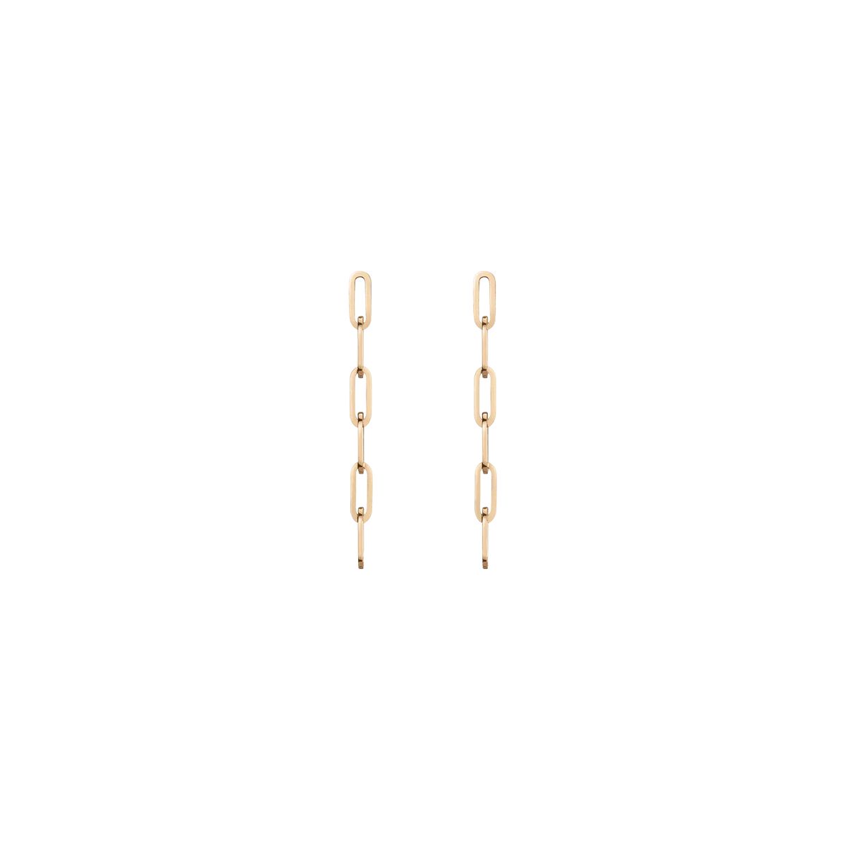 Sway Medium Chain Earrings Short | AUrate New York