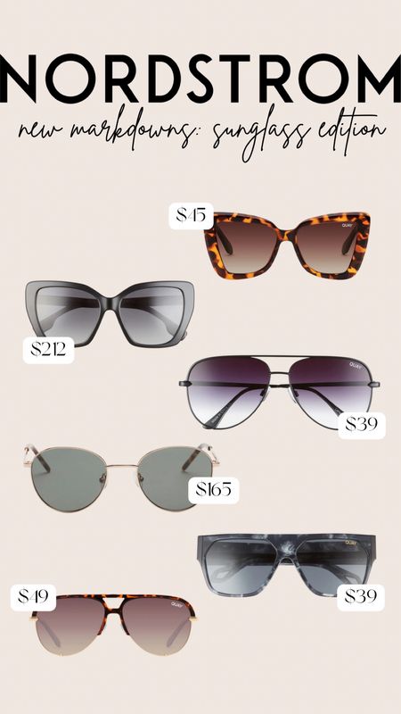 Shop Nordstroms new markdowns now! Sunglasses to get you ready for the warm weather coming up! 

#LTKbeauty #LTKFind #LTKSale