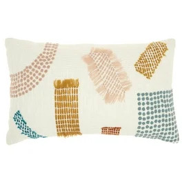 Phantoscope Boho Woven Tufted with Tassel Series Decorative Throw Pillow, 18" x 18", Cream White ... | Walmart (US)