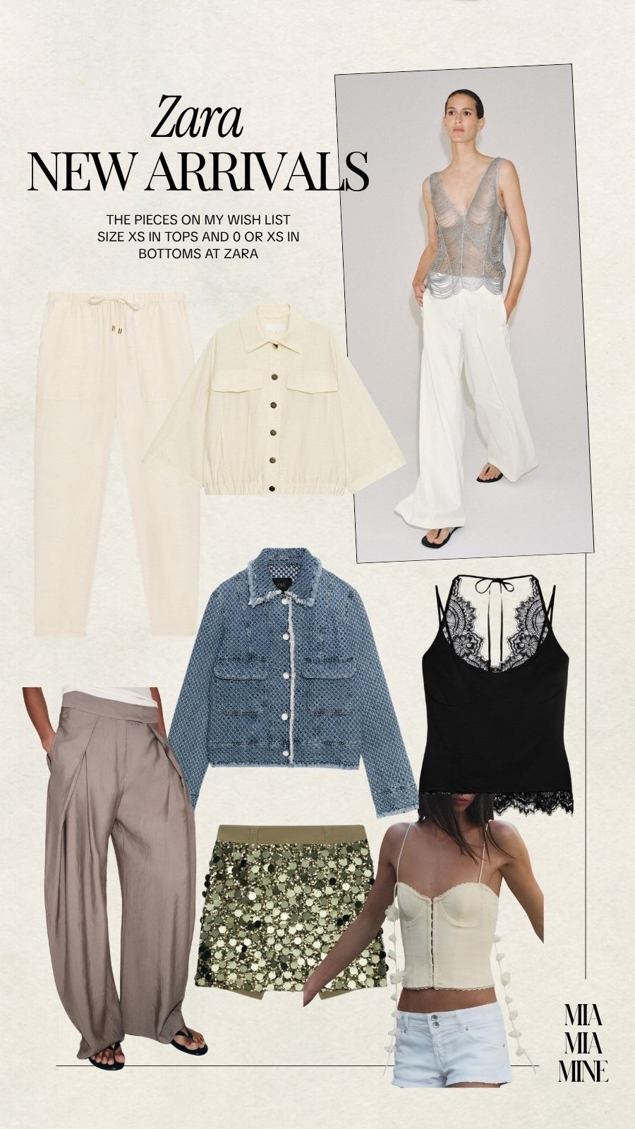 Zara summer styles on my wish list
Zara wide leg pants, linen set, denim jacket,  bustier top and pleated pants

#LTKOver40 #LTKTravel #LTKootd