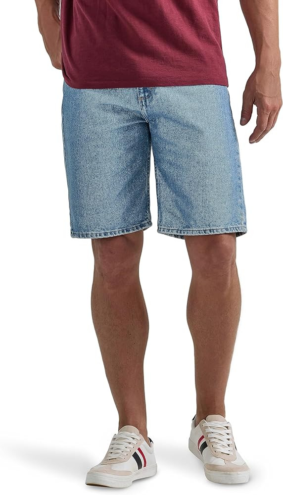 Wrangler Authentics Men's Classic Relaxed Fit Five Pocket Jean Short | Amazon (US)