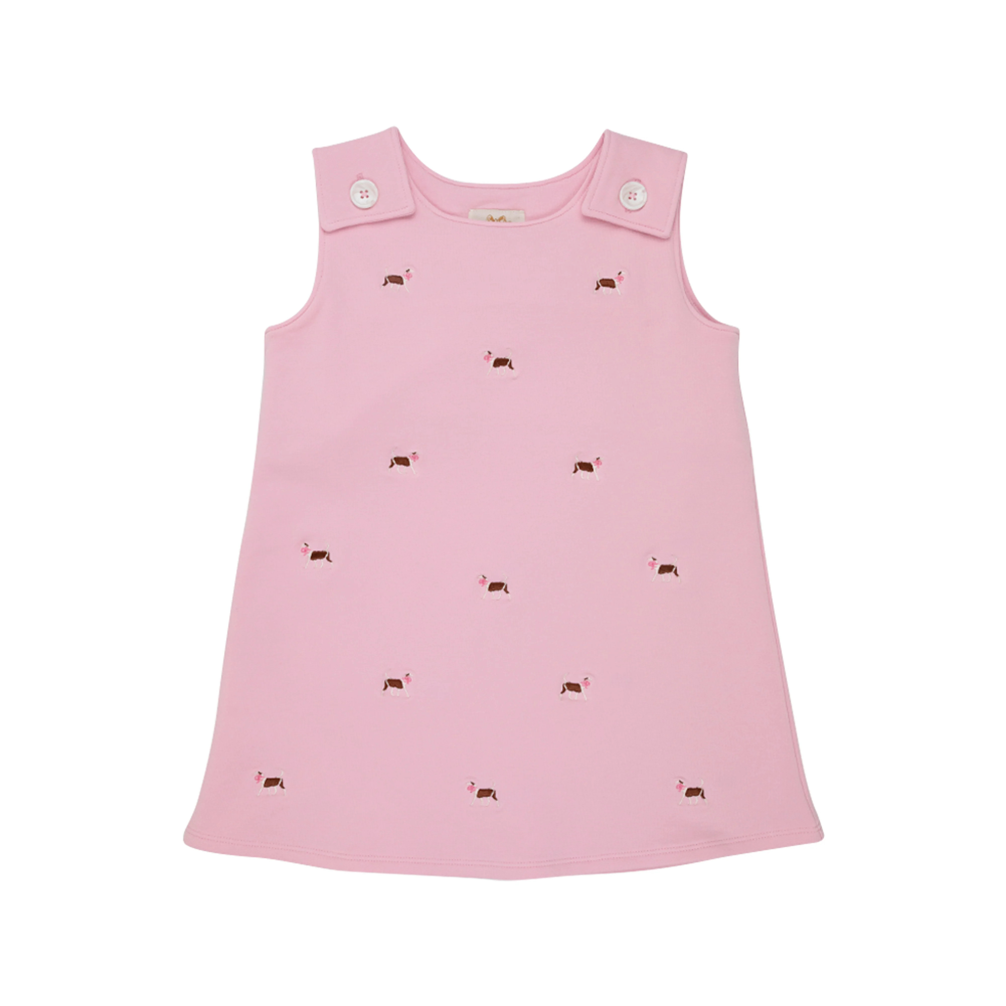 Critter Juliet Jumper - Palm Beach Pink with Dog Embroidery | The Beaufort Bonnet Company