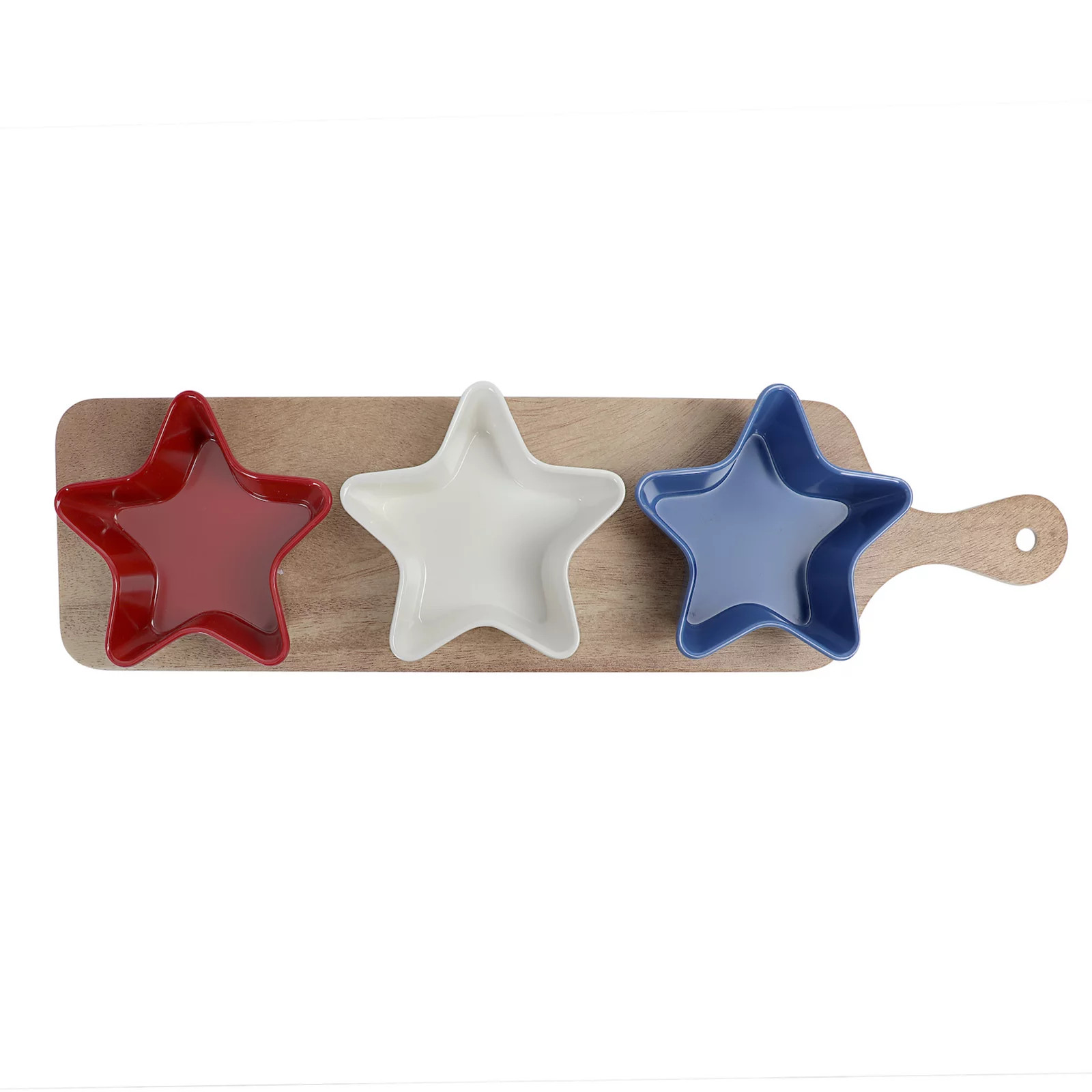 Celebrate Together™ Americana Paddle Board with Red, White & Blue Star Bowls Set | Kohl's