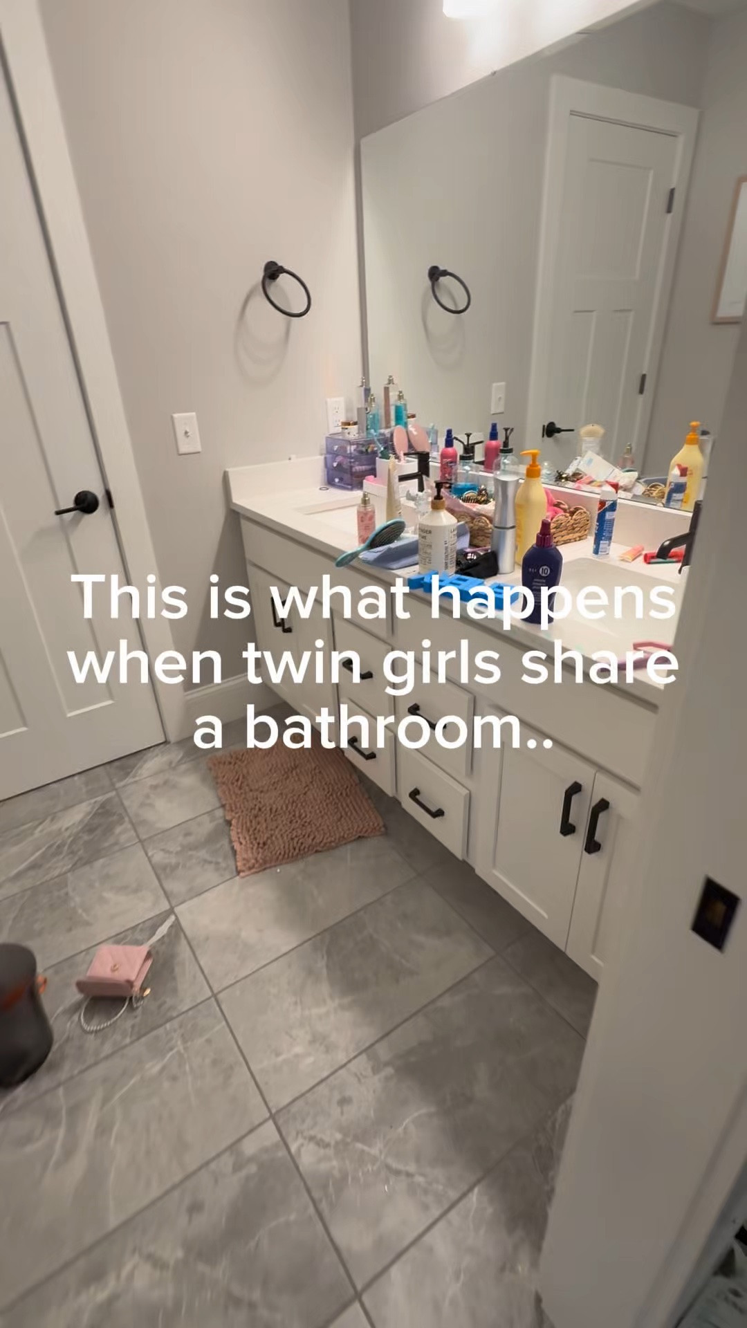 This is what happens when twin girls share a bathroom. 😅

Today, they helped me reset their space from top to bottom, and honestly, I wouldn’t have it any other way. There may be double the hair accessories, double the clutter, and double the messes… but there’s also double the teamwork.

A little cleaning, a little organizing, and a lot of memories made together. 💕

#cleanwithme
#bathroomreset
#bathroomcleaning
#twingirls
#momlife

#LTKdayinmylife #LTKHome #LTKmomlife