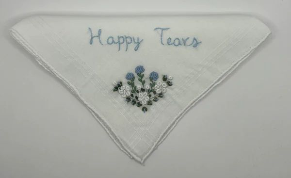 Happy Tears - Handkerchief | Hibiscus Linens