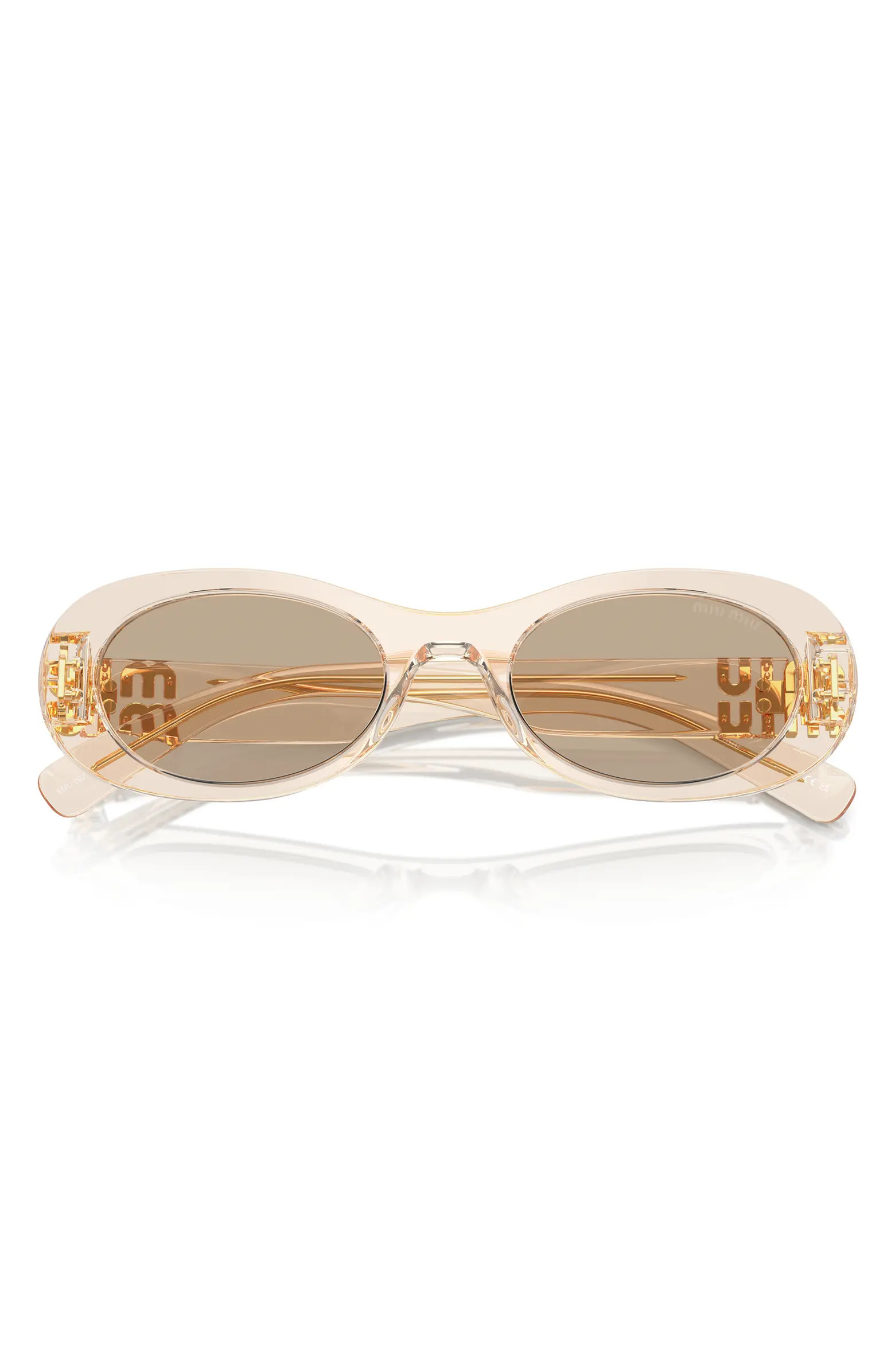 Miu Miu 50mm Oval Sunglasses | Nordstrom | Nordstrom