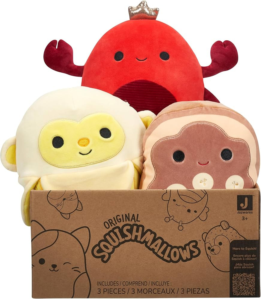 Squishmallows Official Kellytoy 8" Plush Mystery Pack - Styles Will Vary in Surprise Box That Inc... | Amazon (US)