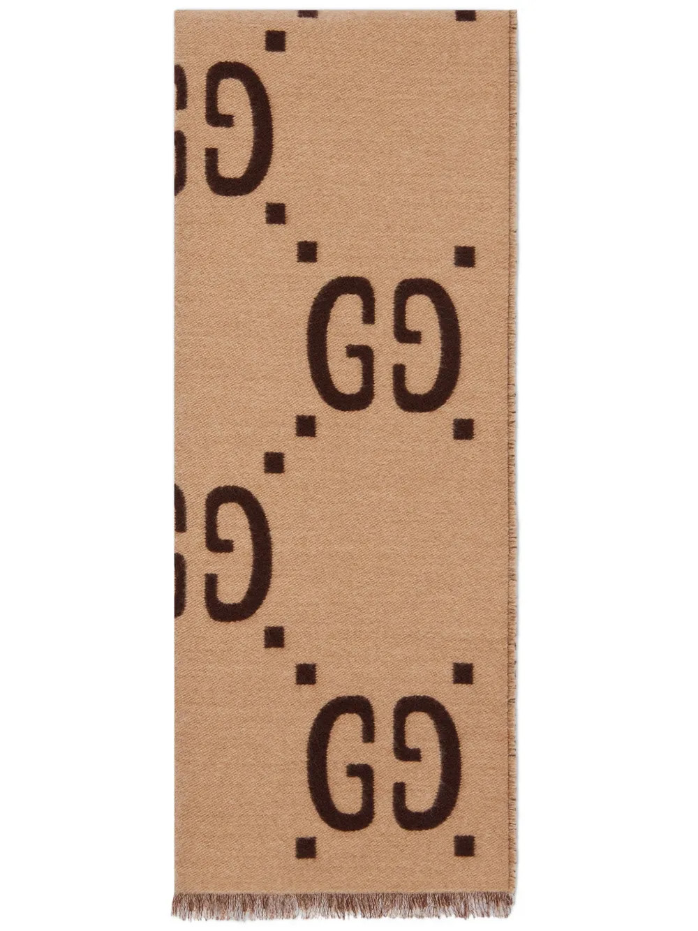 GG jacquard wool silk scarf | Farfetch Global