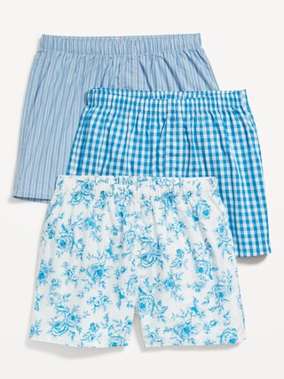 3-Pack Soft-Washed Boxer Shorts -- 3.75-inch inseam | Old Navy (CA)