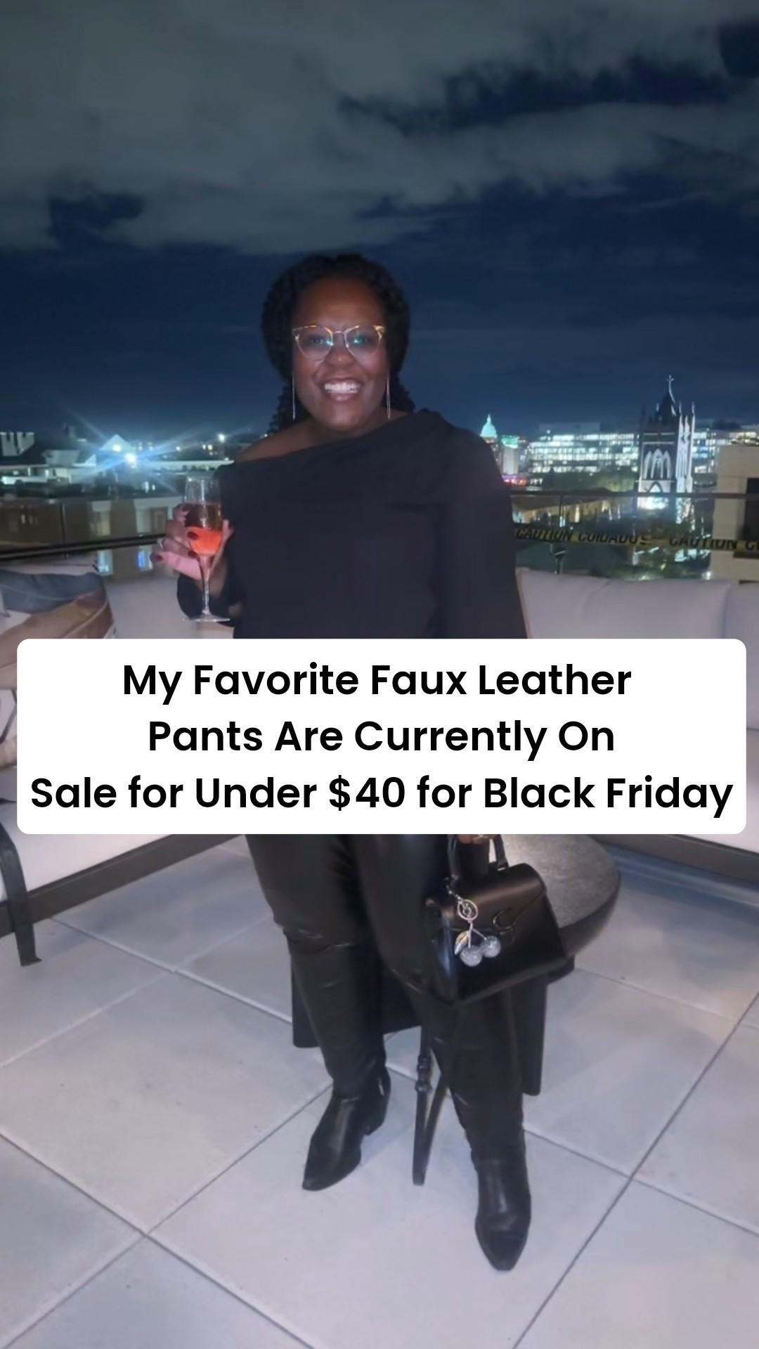 Run do not walk to grab these normally $110 faux leather pants for $39.99. 

#LTKMidsize #LTKPetite #LTKCyberWeek