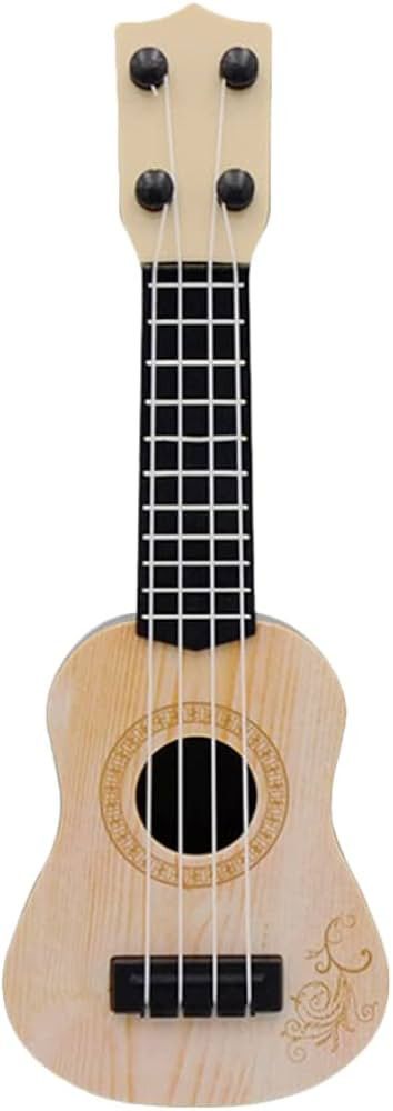 Kisangel 1pc Wooden Kids Ukulele Toy Toddler Guitar Classical Instrument Ukulele Musical Toy for ... | Amazon (US)