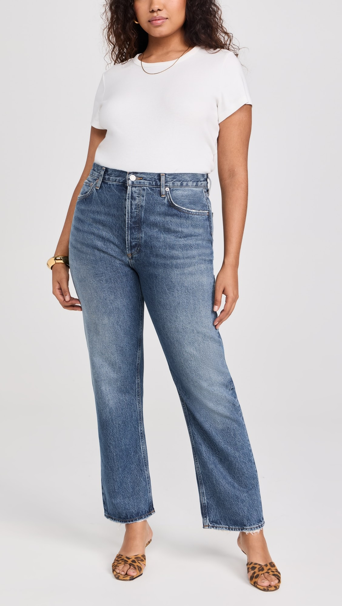 90s Pinch Waist: High Rise Straight Jeans | Shopbop