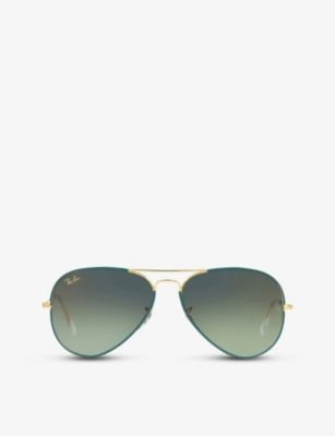 RB3025JM aviator metal sunglasses | Selfridges