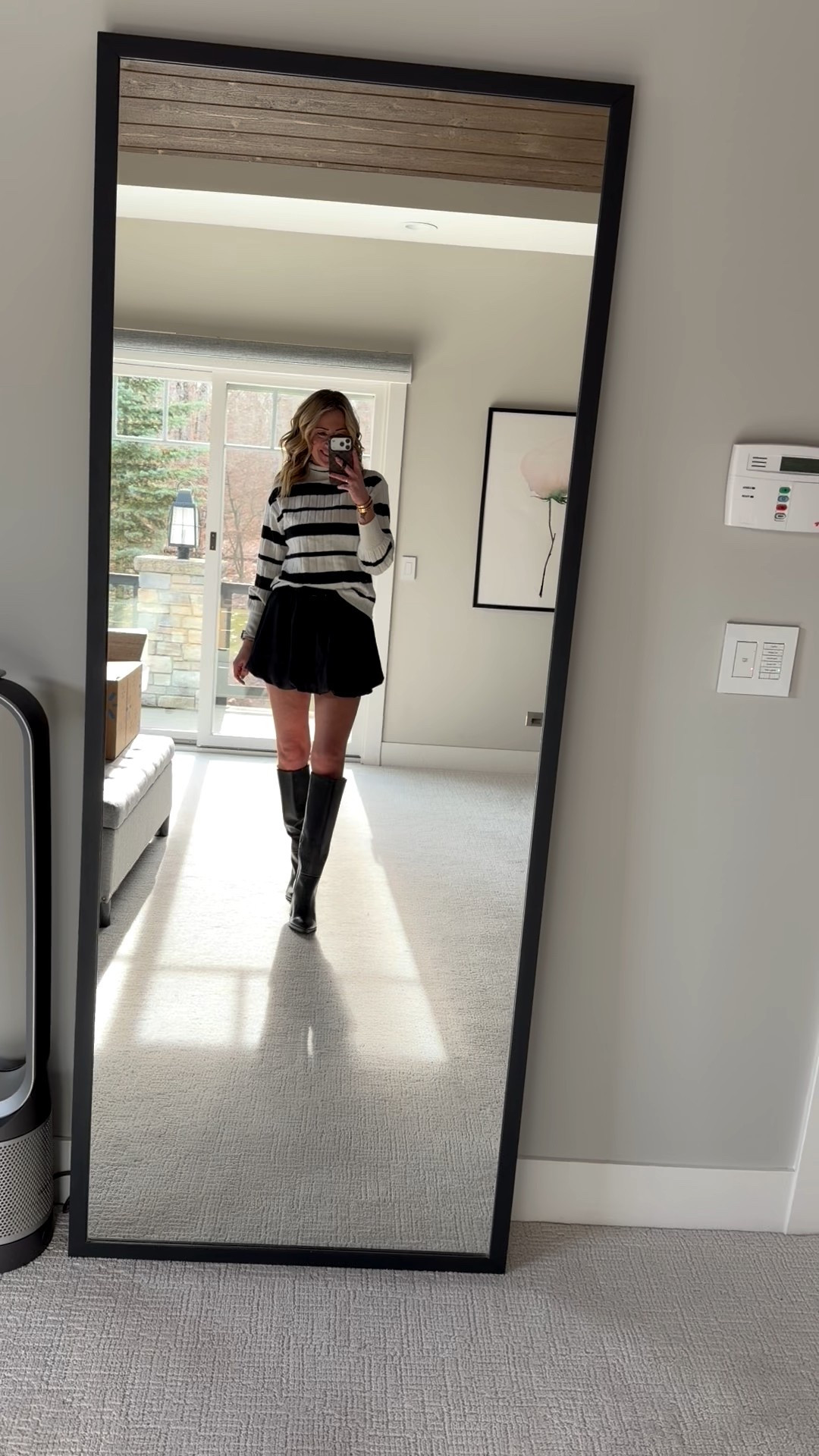 Walmart outfit ideas
Black bubble skirt and mock neck sweater 
Black and white outfits for fall and winter with black leather boots

#LTKHoliday #LTKCyberWeek