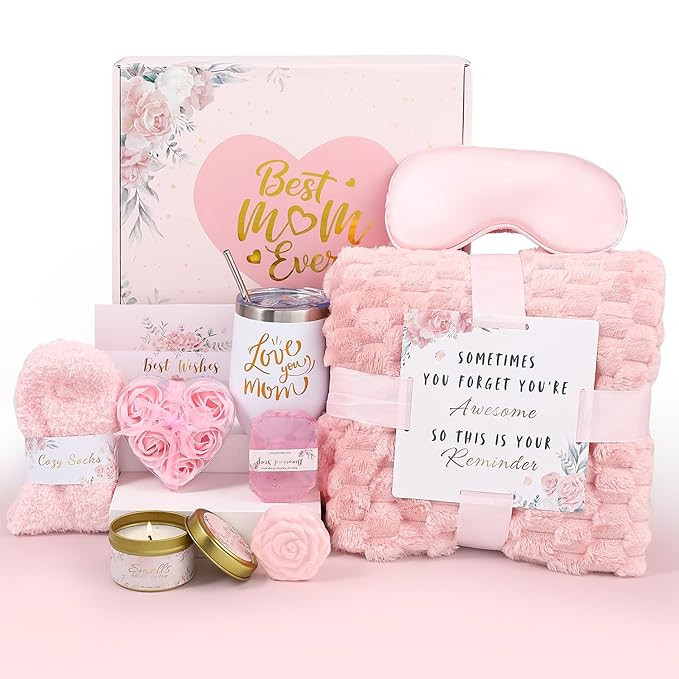 Mothers Day Gifts for Mom, Self Care Get Well Soon Gifts for Women, Relaxing Spa Gifts Basket Car... | Amazon (US)