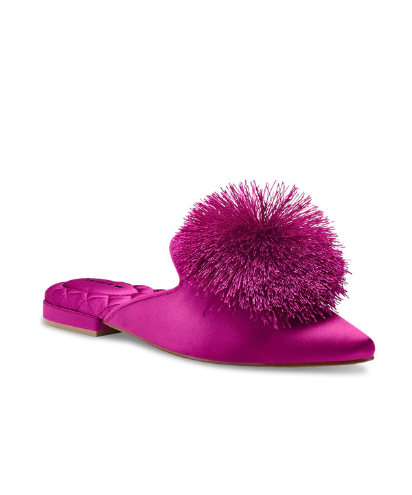 The Dove - Fuchsia Satin Pom | BIRDIES