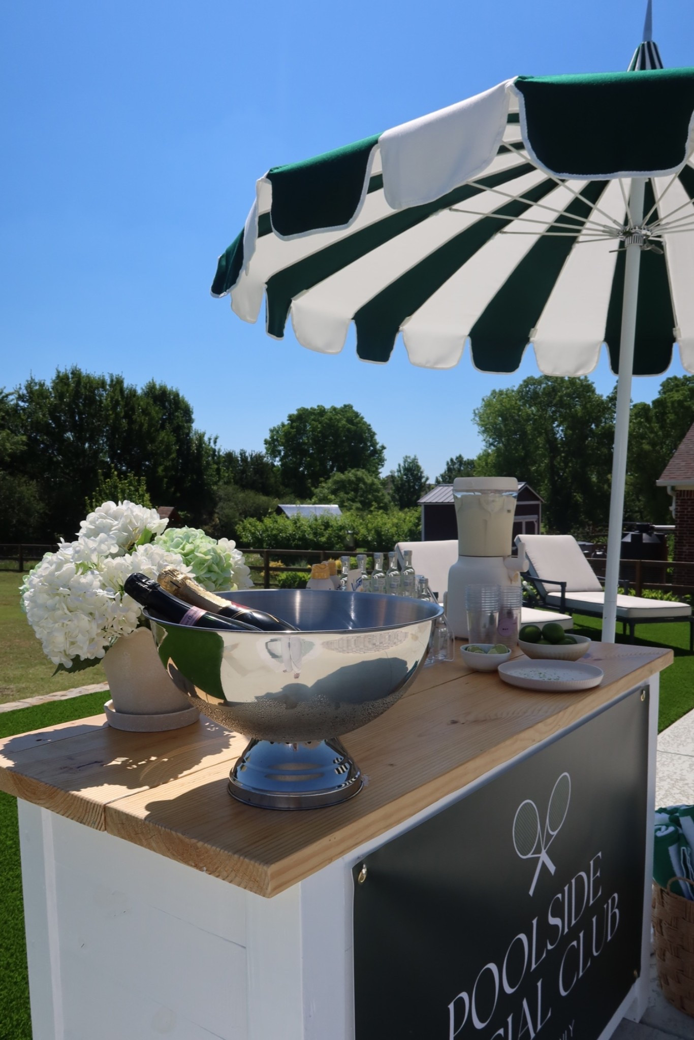 Lots of link request for the green striped umbrella from my pool party yesterday 🇺🇸🤍

i searched FOREVER for the perfect country club/vintage style umbrella and finally found this one. the quality is amazing and it completely made the whole setup 😂☀️

country club aesthetic, green striped umbrella, patio umbrella, pool decor, outdoor entertaining, backyard inspiration, summer hosting, poolside decor, vintage umbrella, cabana aesthetic, outdoor patio finds, luxury outdoor decor, summer party inspiratio

#LTKSeasonal #LTKHome #LTKSwim