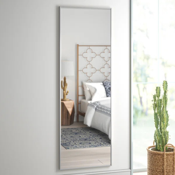 This full length mirror is a great addition to your bedroom or living room. It has a retractable ... | Wayfair Professional