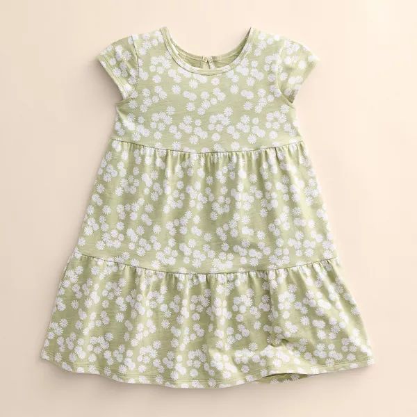 Baby & Toddler Girl Little Co. by Lauren Conrad Organic Short-Sleeve Tiered Dress | Kohl's