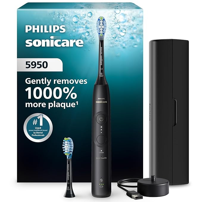 Philips Sonicare 5950 Series Electric Toothbrush, with Pressure Sensor, 6 Brushing Settings, Smar... | Amazon (US)
