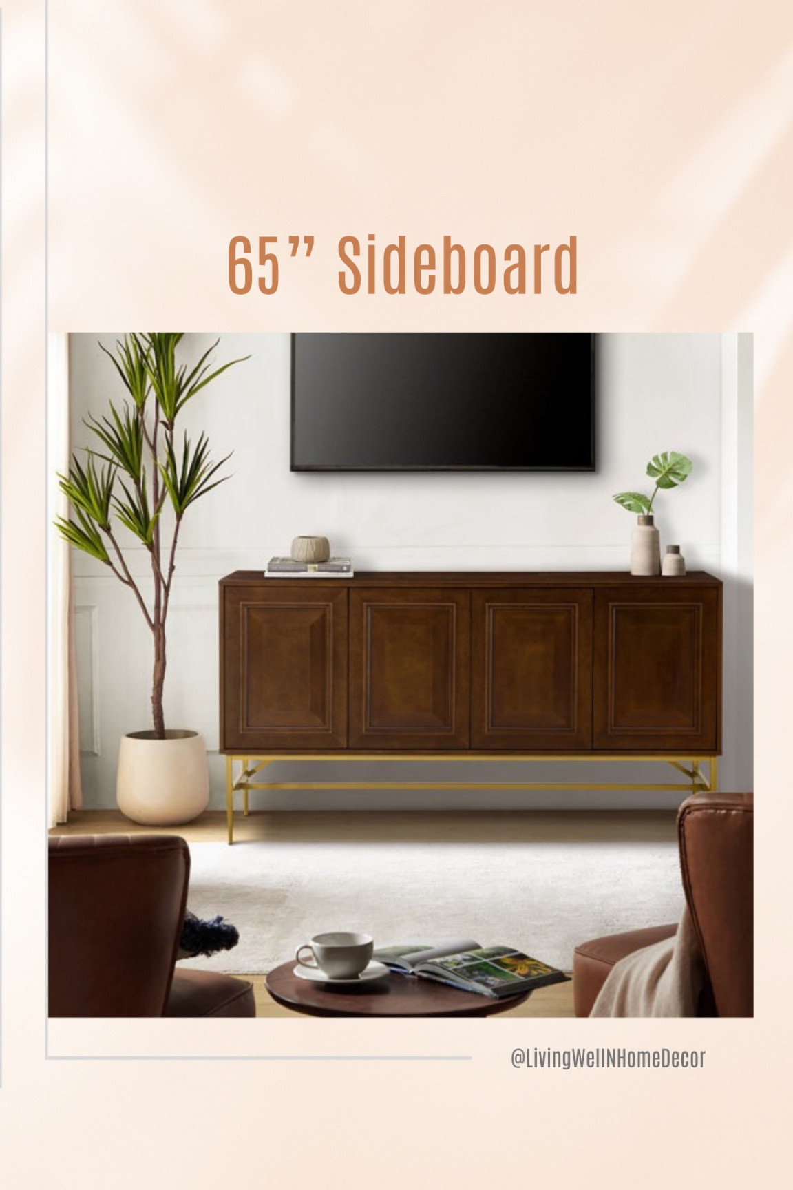 Ovalle Sideboard by Willa Arlo Interiors 65”W x 34”H

Not only a buffet but also a striking dining room or living room storage sideboard to accent your home with timeless elegance.

#LTKHome #LTKStyleTip