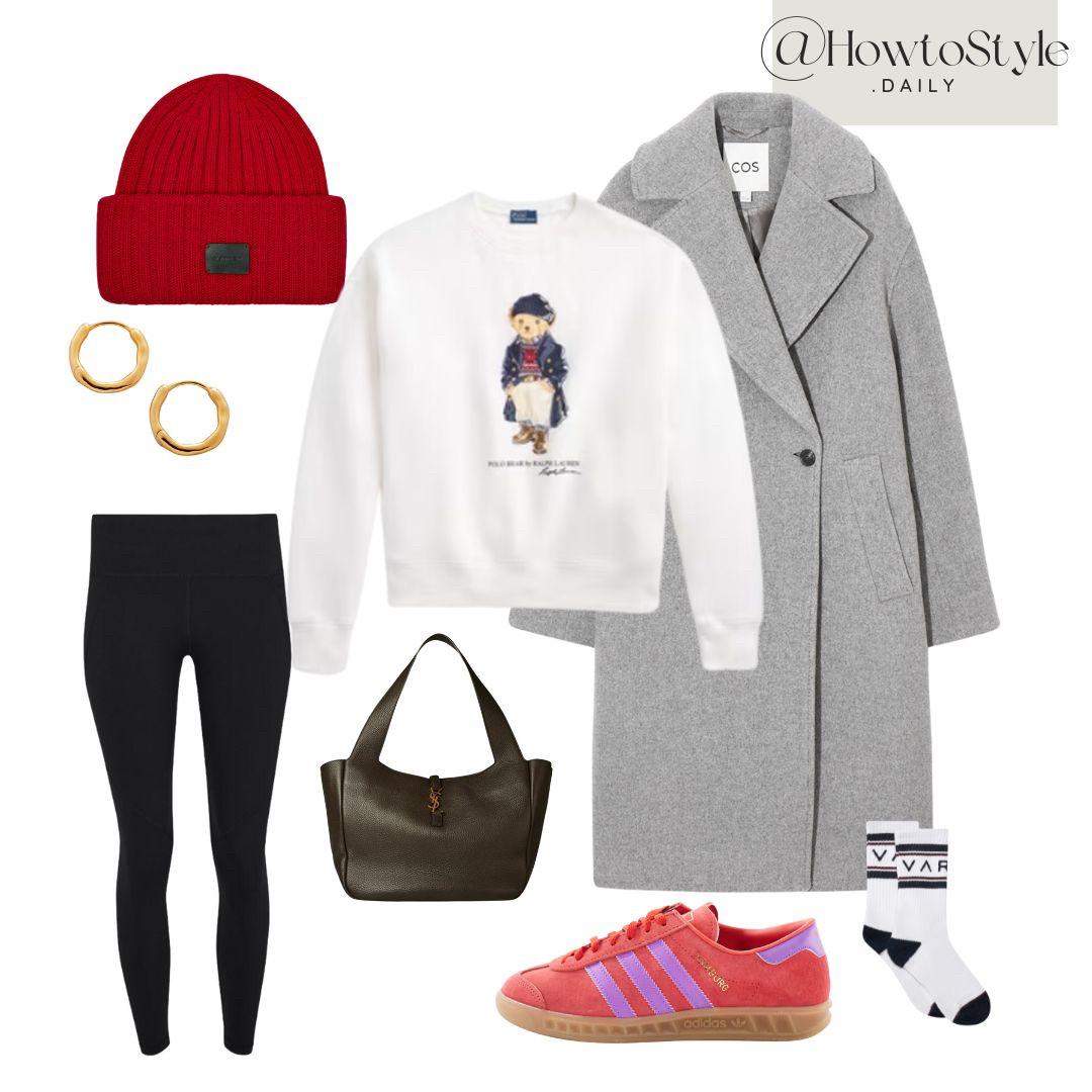 Ralph Lauren teddy bear sweater
cosy outfit 
wool coat
 

 #LTKuk #LTKautumn #LTKwinter