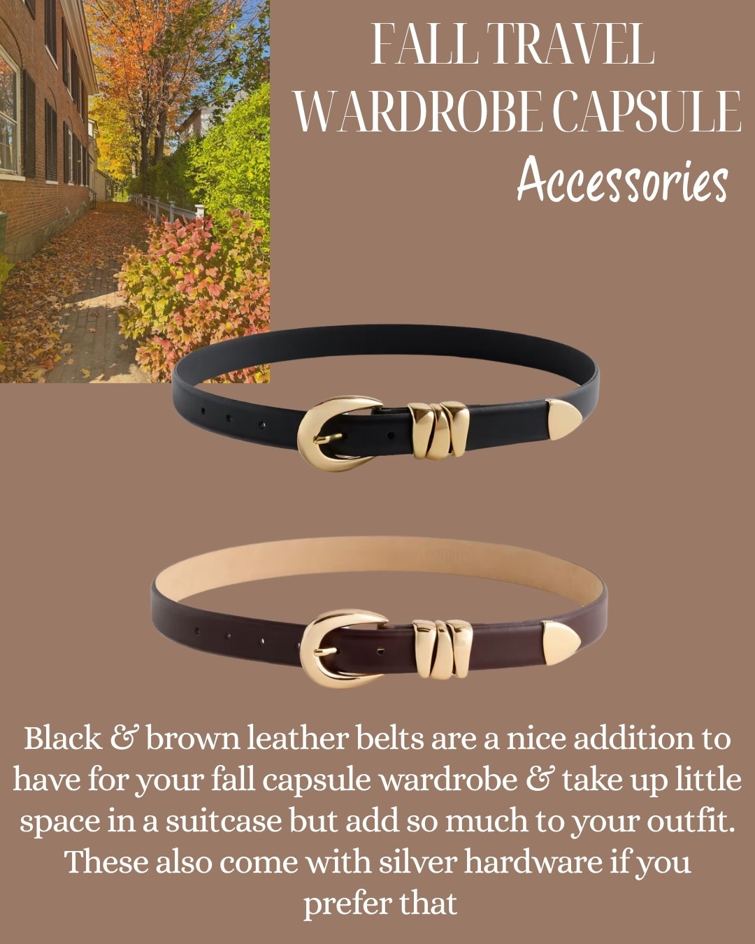 Belts that go with every outfit @onequince