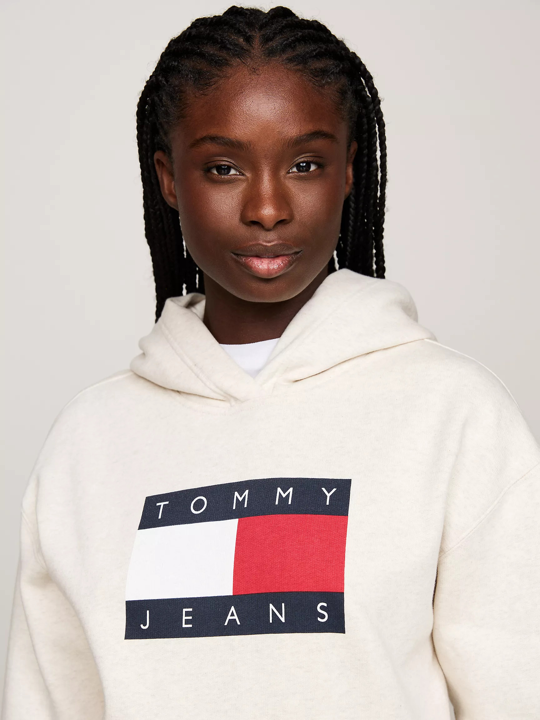 Flag Logo Relaxed Hoodie | Tommy Hilfiger | Tommy Hilfiger (US)