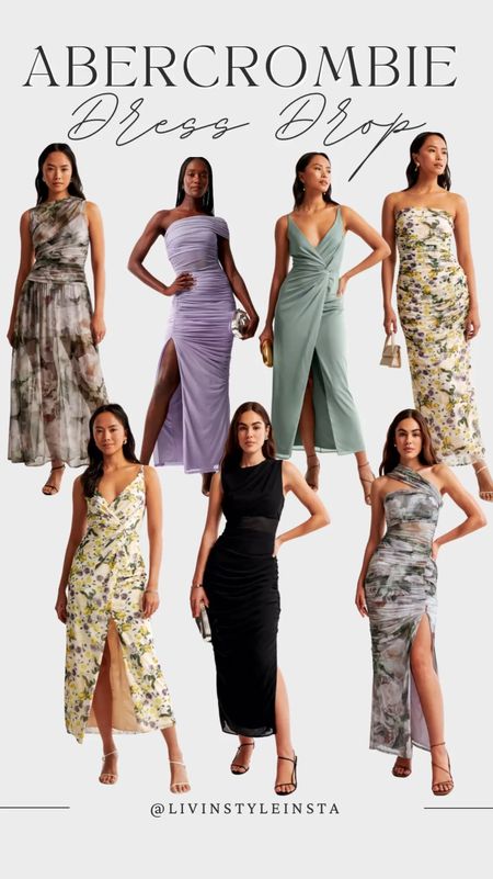 Abercrombie dropped new Spring and summer dresses! Loving all the floral patterns, the colors and the textures! Plus a not so simple classic black dress. All great options for a wedding guest dress or graduation dress. On sale this weekend!!!

#LTKStyleTip #LTKSaleAlert #LTKWedding