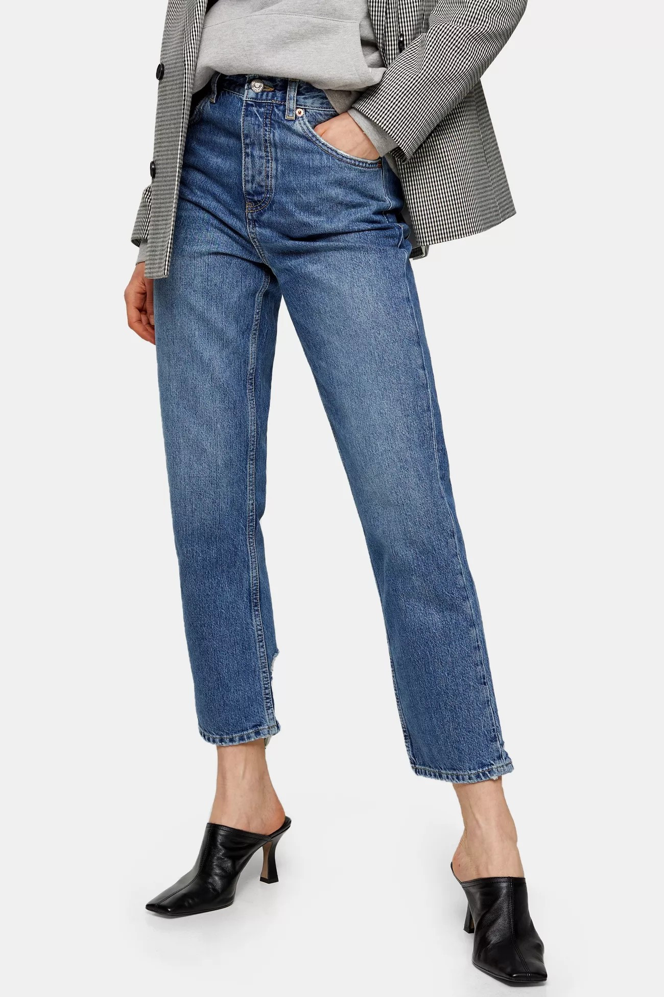 Mid Stone Editor Jeans | Topshop UK