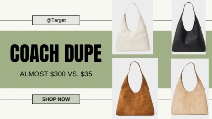 Found the perfect Coach Brooklyn shoulder bag dupe at Target for under $40! Same chic, minimal shape and it comes in multiple neutral colors that match everything. Such a good affordable designer-inspired handbag for everyday wear, travel, or work.

#targetstyle #coachdupe #affordablefashion #targetfinds #handbagfind #budgetstyle #everydaybag #quietluxury #ltkunder50 #ltkaccessories

#LTKootd #LTKmomlife #LTKSaleAlert
