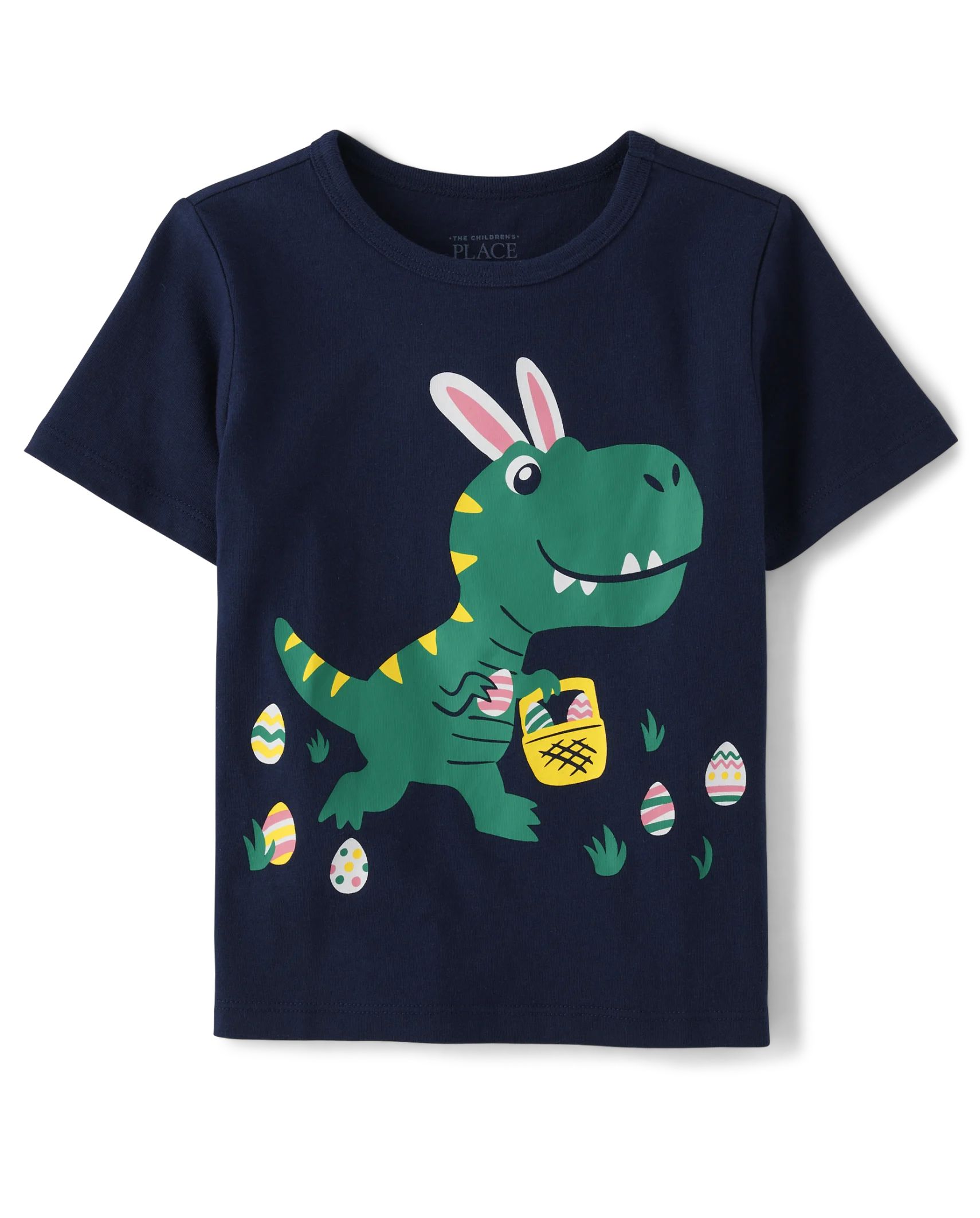 Baby And Toddler Boys Easter Dino Graphic Tee - tidal | The Children's Place