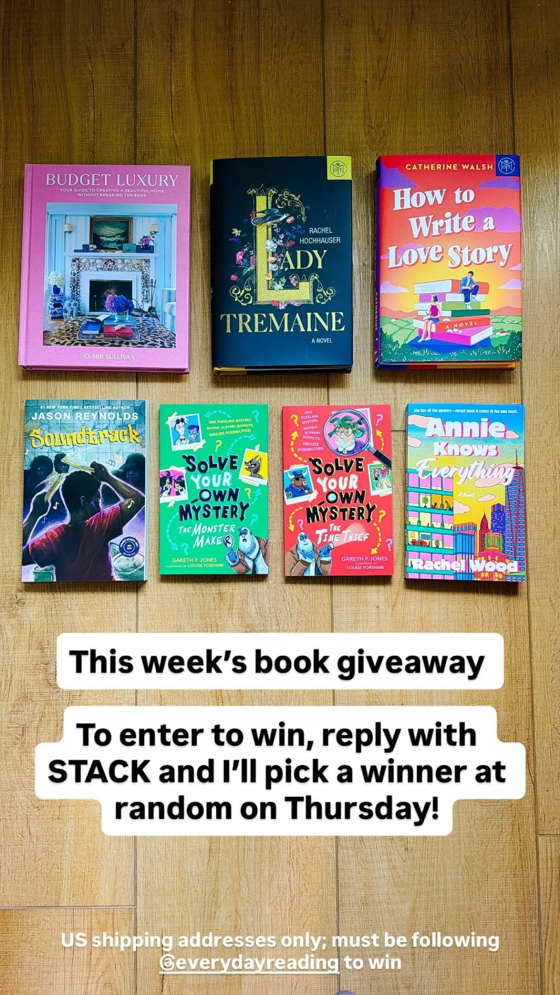 Book Giveaway 4/21