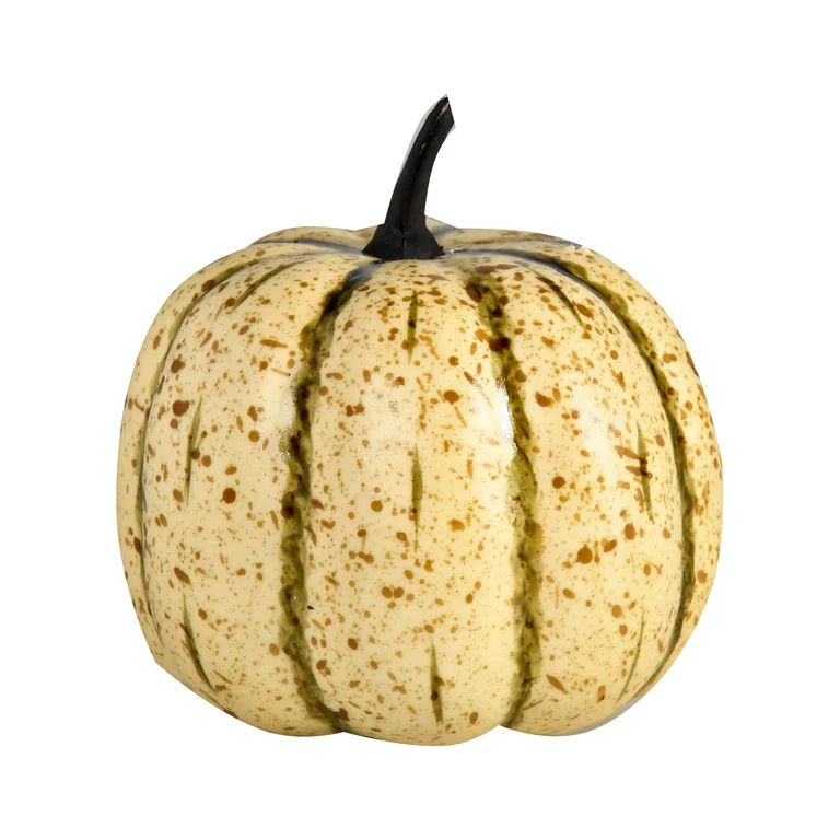 Way To Celebrate 3 inch Natural Mini Foam Pumpkin Decoration, Cream - Walmart.com | Walmart (US)