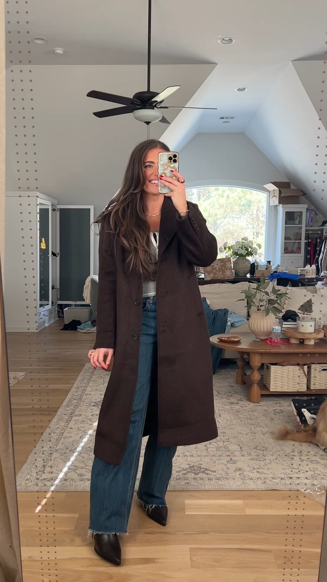 ⭐️ 40% off everything & extra 15% off with code AFMORGAN 🤩⭐️
I’m a true size 8/M & 5’5. My waist 29”, hips 40”, & bust 36.5” 

Sizing info:

•starting Jeans (my fave style ever!) TTS - 29 reg
• wide leg jeans TTS - 29 reg 
•tees & sweaters all TTS - M
•skorts TTS - M
•sweatshirt size L
•sweatpants & lounge pants TTS - M •Sherpa puffer & brown dress coat TTS - M 

Abercrombie haul! 😍🫶🏼 ordered some new jeans, tops (that gold shimmer tho!!!), & outfits for winter/the holidays ✨ & OMG! if you’ve never tried their jeans they’re truly top tier 🤌🏼⭐️ almost entire site is 40% off 🤩👏🏼 AND code AFMORGAN stacks for extra 15% off!!! ⭐️ this haul is SO GOOD OMG!!!! New built in bra tops that are STUNNING & my fave jeans in a new wash + a new wide leg style!!!! I love!!! & The sweats + sweatshirts + lounge fits thoooo 🙌🏼 primo comfort!!! NEXT level softness & comfort! 💯 What’s your fave from this Abercrombie haul?! 👇🏼 🔗 Comment SHOP for the exact links for everything in this haul! 🔗 & Linking everything for y’all w sizing info on my LTK linked in my Instagram bio! 😘 

Direct URL: 

@shop.LTK @abercrombie 

*Offer valid online only 12/9/2025-12/24/2025 in US/CA. Exclusions apply as indicated. Online price reflects discount. *Use code AFMORGAN to get an additional 15% off almost everything in stores and online at checkout from 12/12/2025-12/15/2025 in US/CA. Exclusions apply. See details online. Exclusions: Clearance, Vol. 28 Collection, Pride Collection, PGA, NFL, NHL, NBA, MLS, MLB and NCAA Licensing, Golf Licensing, Cashmere, Leather, Suede, Down, Sunglasses, All Multipacks, and Watches

#LTKFindsUnder100 #LTKSeasonal #LTKHoliday