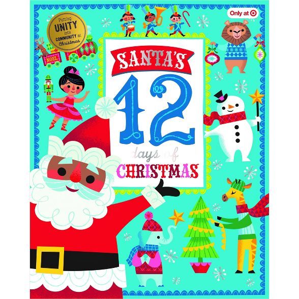 Wondershop&#8482; Santa&#39;s 12 Days of Christmas - Target Exclusive Edition (Paperback) (Oversi... | Target