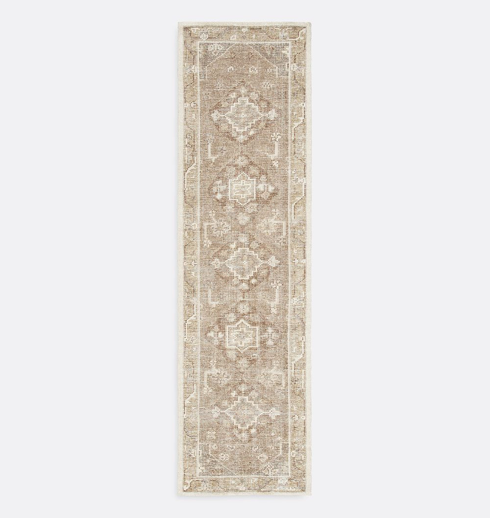 Thorn Hand-Knotted Rug - 2-1/2' X 9' - Beige | Rejuvenation