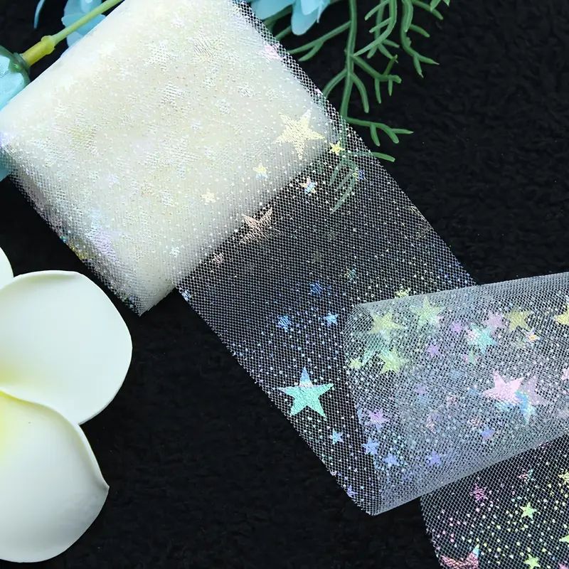 6cm/2.4inch*450cm/180inch Shinning Star Chunky Glitter Ribbon Blingbling Fabric Ribbon Gift Packa... | Temu Affiliate Program