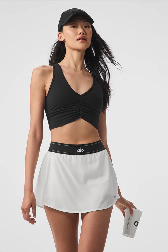 Match Point Tennis Skirt - White | Alo Yoga