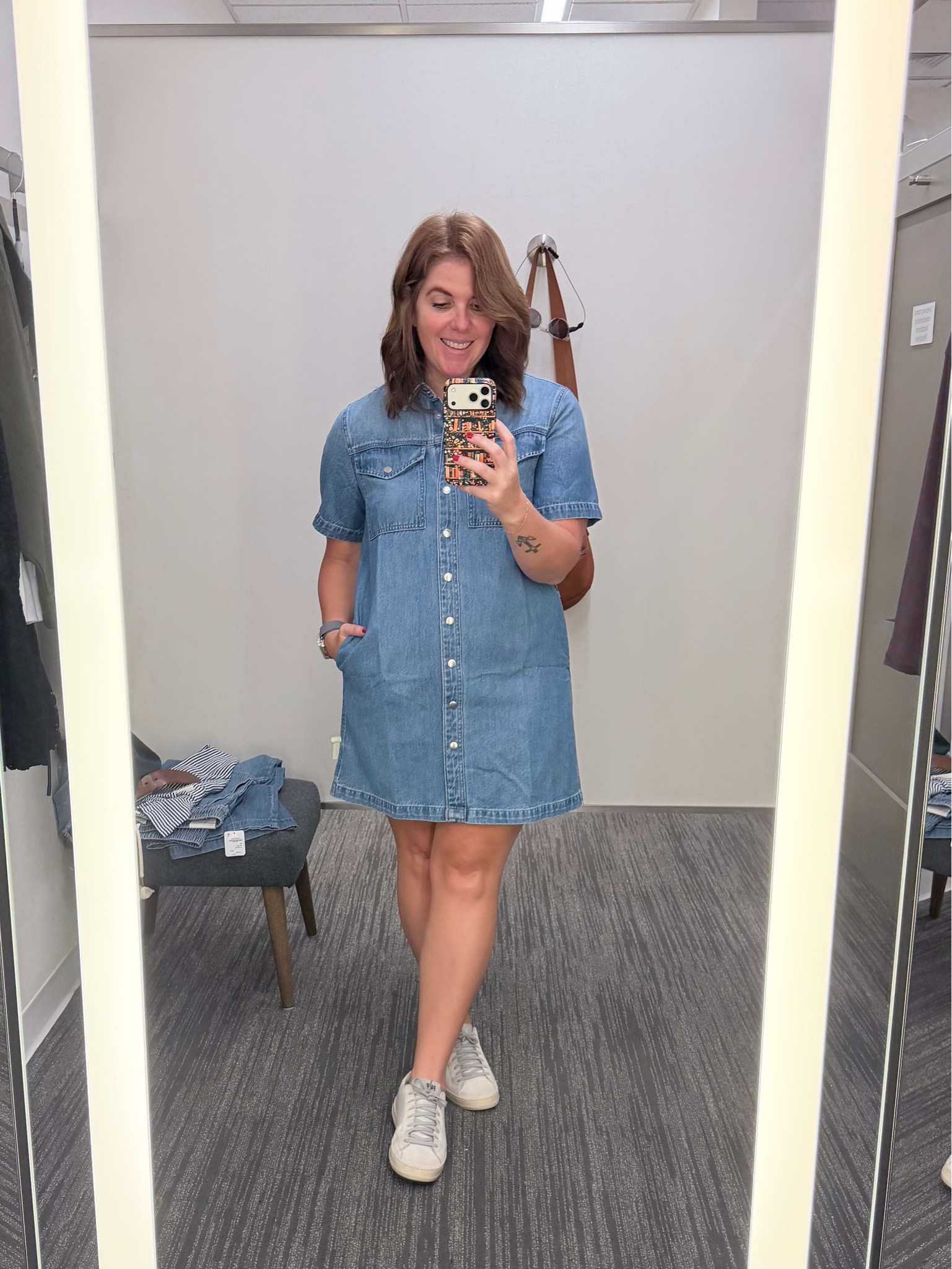 Nordstrom Anniversary Sale! 

A Madewell denim dress has become a staple in the nsale! They always bring out a great denim dress and they are always winners! The completely snaps, it runs TTS (I’m in a medium) and it on sale for $99.99! There are so many ways you could style this dress!

#LTKSaleAlert #LTKOver40 #LTKMidsize