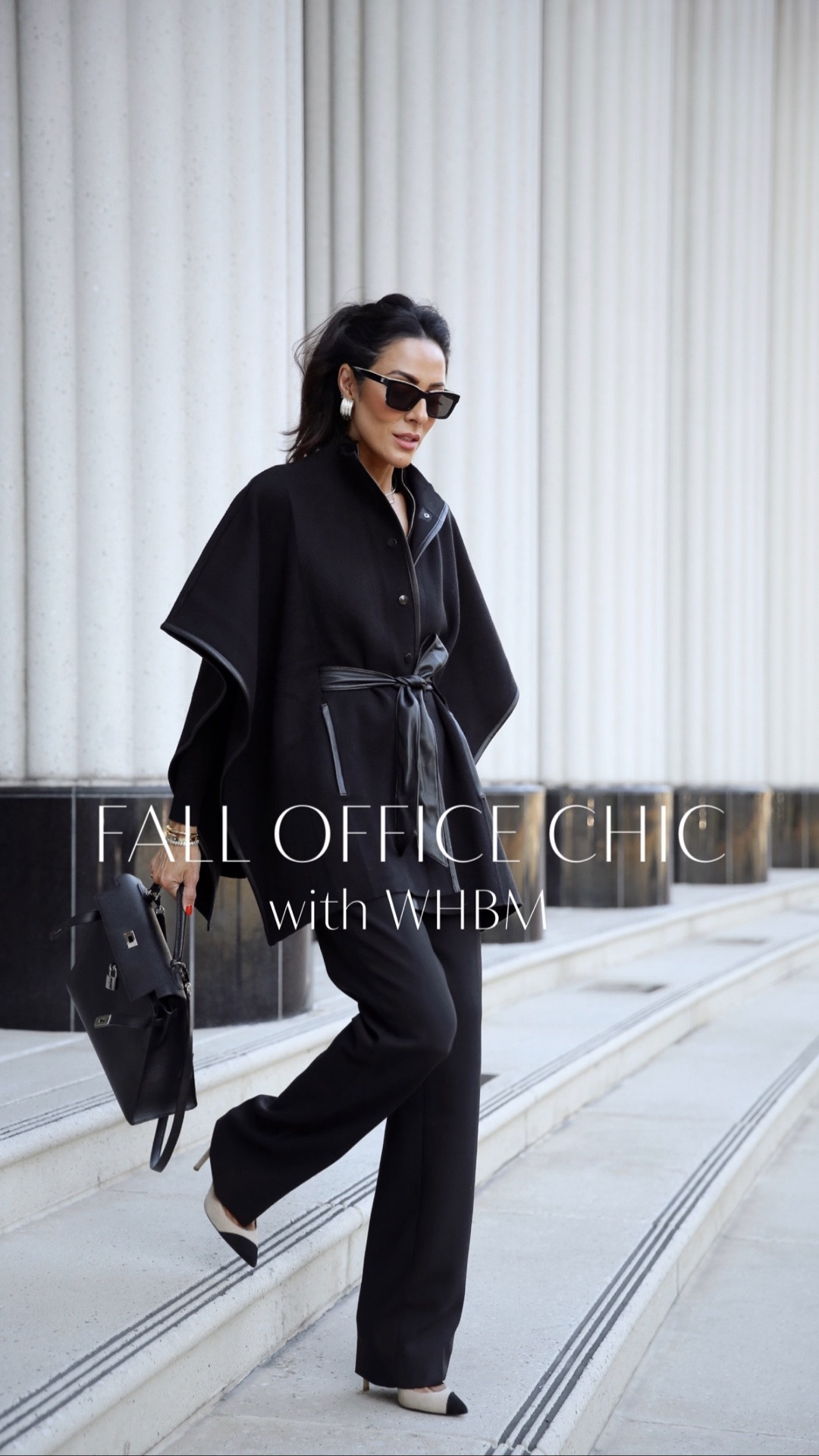 Stepping into fall office style with @whbm From casual Friday's to presentation days and happy hour meetings you'll look polished perfect! #whbmpartner
Jacket XS
Top XXS
Trousers 0 Long 
Ruana XS
Jeans 0
Pullover XXS

#LTKSeasonal #LTKOver40