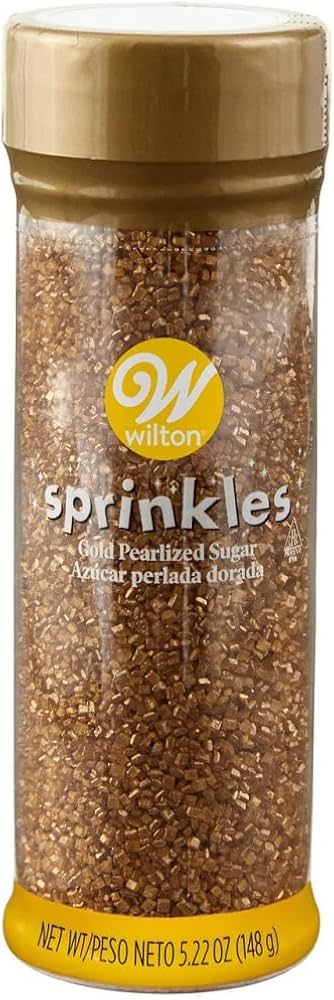 Wilton - 710-041 Wilton Gold Pearlized Sugar Sprinkles, 5.22 Oz. | Amazon (US)