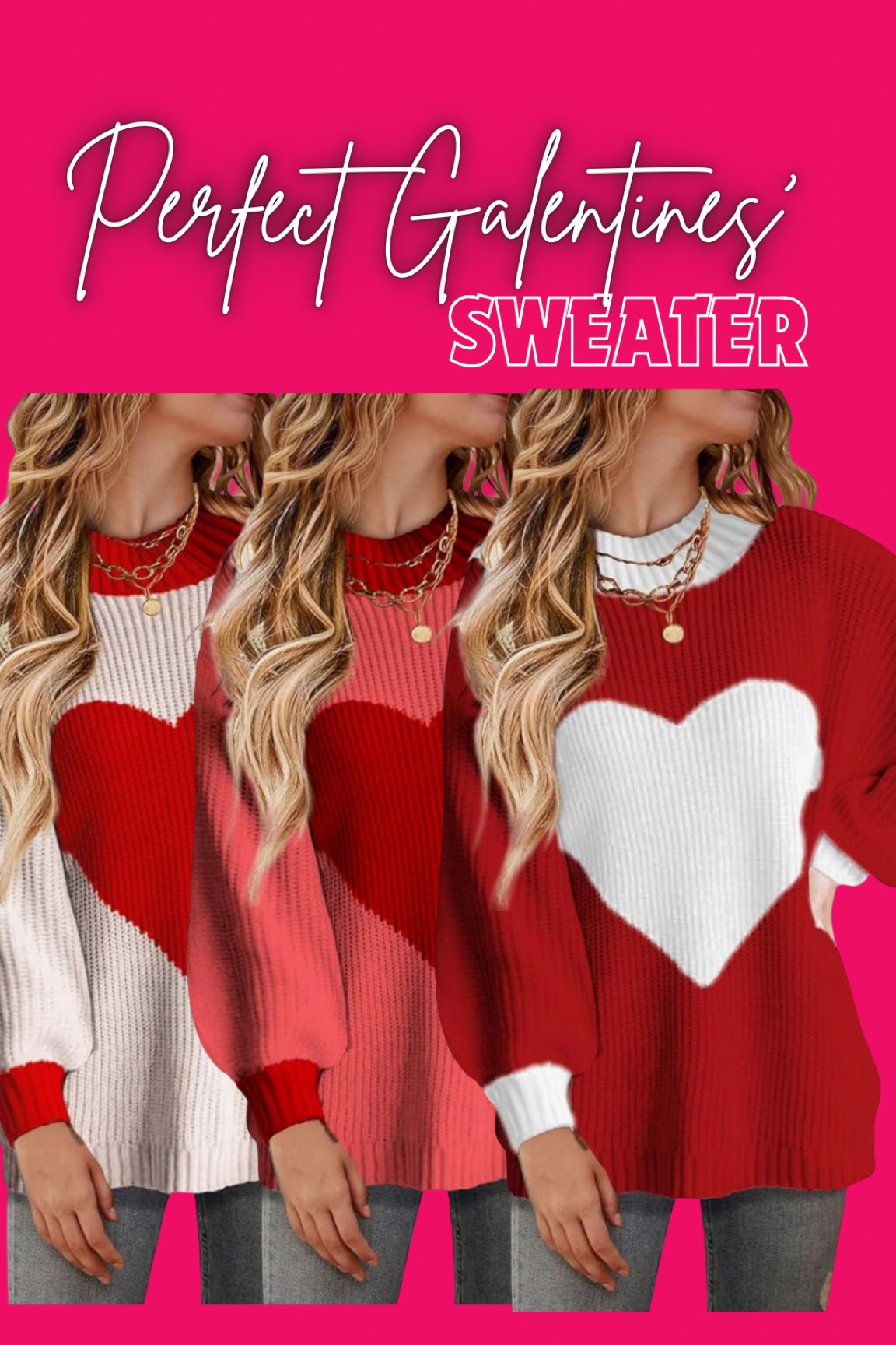 Give me all the colors!! Loving this Valentine’s sweater. Would be so cute with leggings and sneakers, or dressed up with boots! 

#LTKStyleTip #LTKSeasonal #LTKMidsize