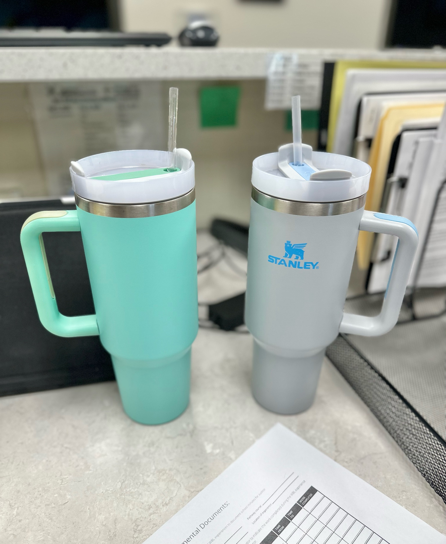 My $15 tumbler next to a $45 Stanley tumbler. I love my Stanley dupe! Add to your watch list for Prime deals! 

#LTKxPrime #LTKGiftGuide #LTKfindsunder50