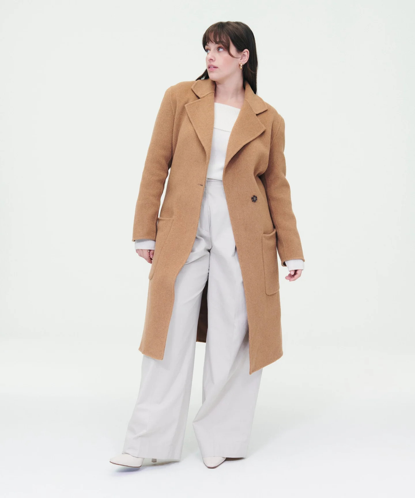 Classic Cashmere Blended Peacoat | NAADAM