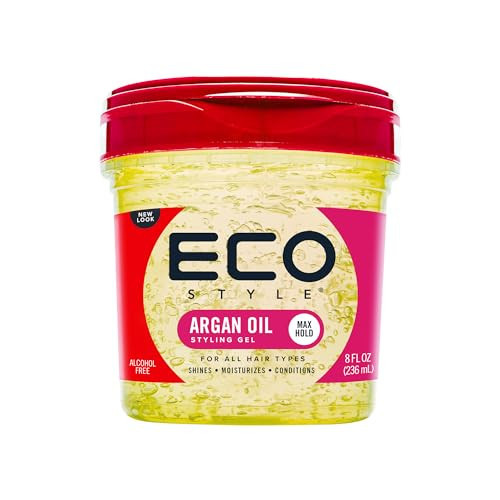 Eco Style Moroccan Argan Oil Styling Gel - Promotes Healthy Hair - Nourishes And Repairs - Delivers Long Lasting Shine - Provides Maximum Hold and Helps Tame Frizz - Ideal For All Hair - 8 oz | Amazon (US)