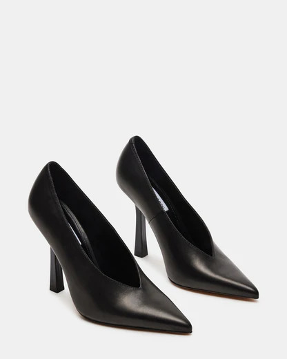 SEDONA Black Leather Pump | Women's Heels | Steve Madden (US)